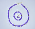 Violet agate set.
