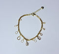 Teardrop bracelet.