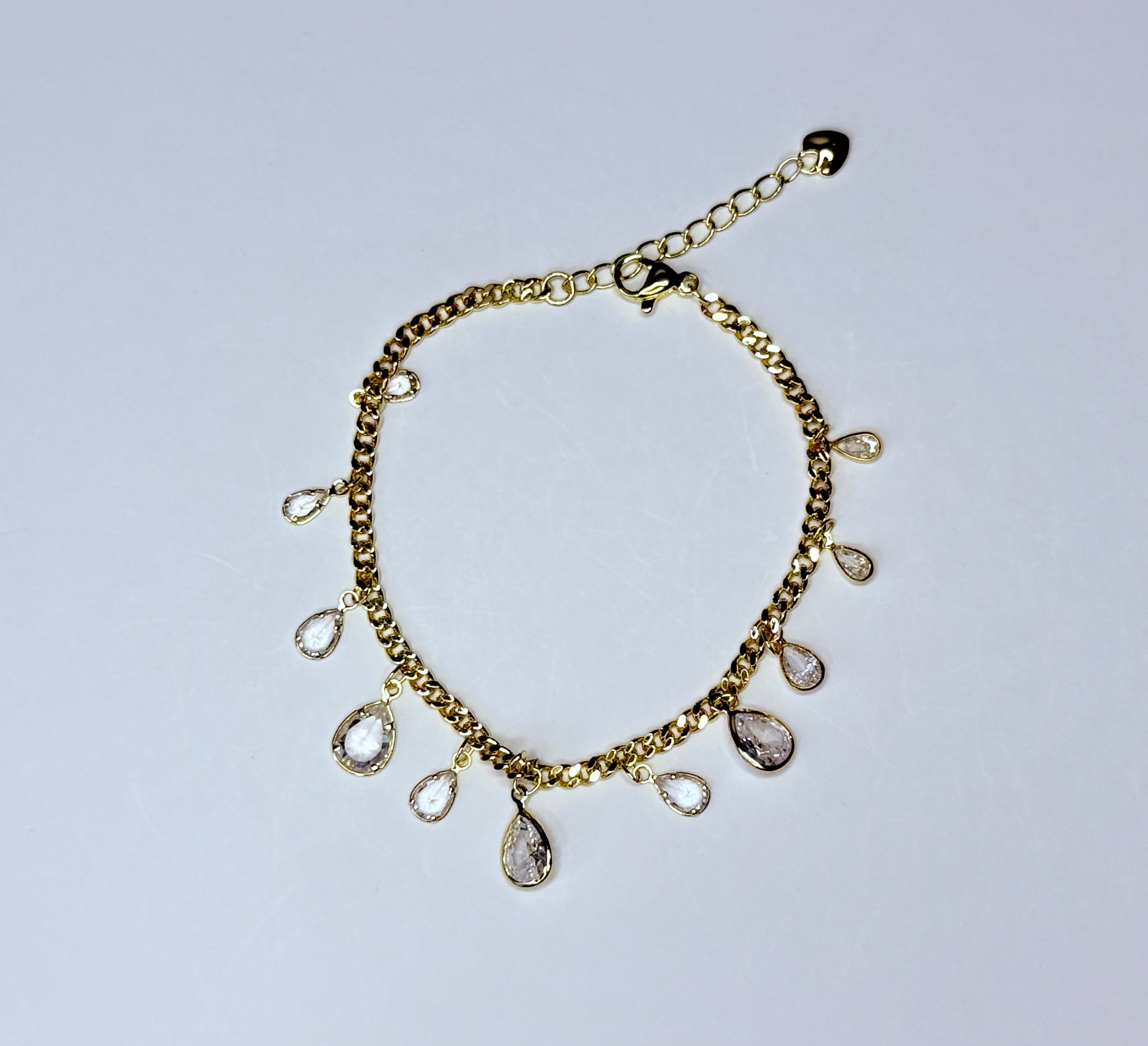 Teardrop bracelet.