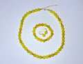 Yellow agate set.