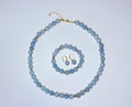 Baby blue agate set.