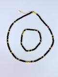 Obsidian stone set.