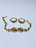 Multicolor crystal set.