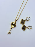 Gold flower set.