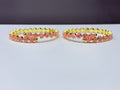 Tennis bracelets pink