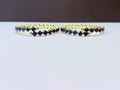 Tennis bracelets navy blue