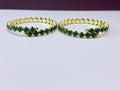 Tennis bracelets green