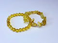 Natural citrine stone bracelet set.