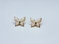 Butterfly earrings.