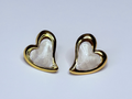 Heart earrings.
