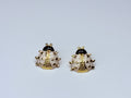 Ladybug earrings.