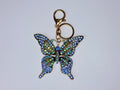 Blue butterfly keychain.
